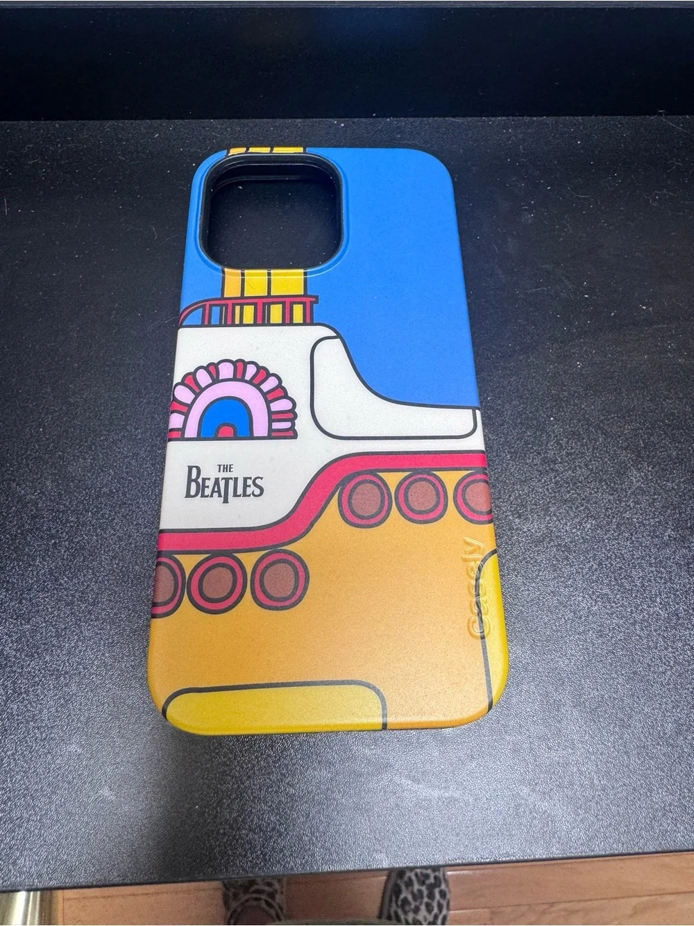 The Beatles Colorful Yellow Submarine Art Phone Case - Blue & Yellow
